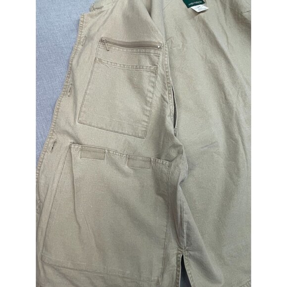 NEW The Walking Co. Certified Gear Men's Light Brown Tactical Fishing Vest Large - Picture 7 of 8